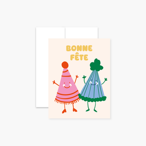 Carte - Bonne fête chapeaux