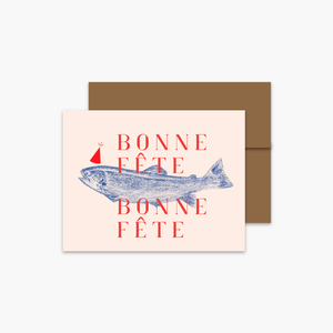 Carte - Bonne fête poisson