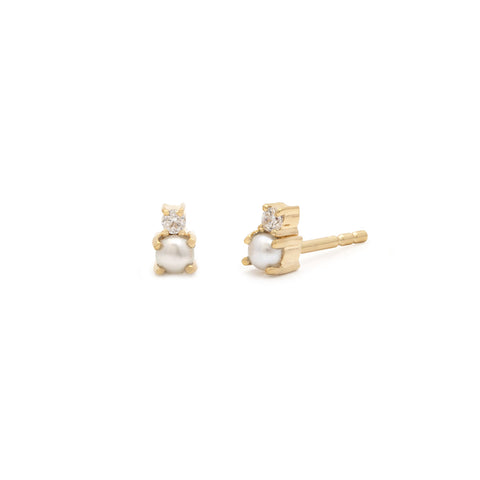 Boucles d'oreilles - Joy or + perle