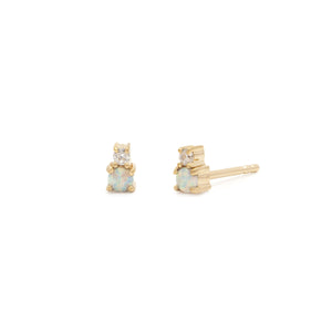 Boucles d'oreilles - Joy or + opale