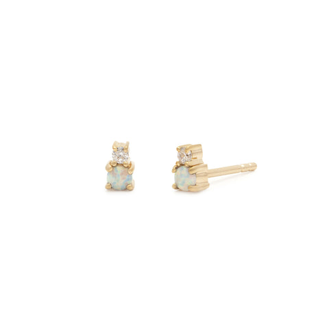 Boucles d'oreilles - Joy or + opale