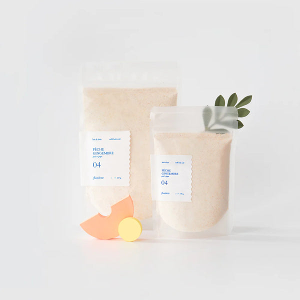 Lait de bain (100 g) - No. 4 Pêche et gingembre petit